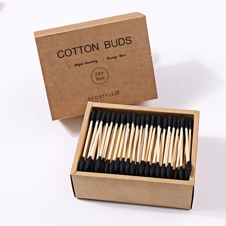 DOUBLE-HEADED COTTON SWABS – 200 PCS/BOX
