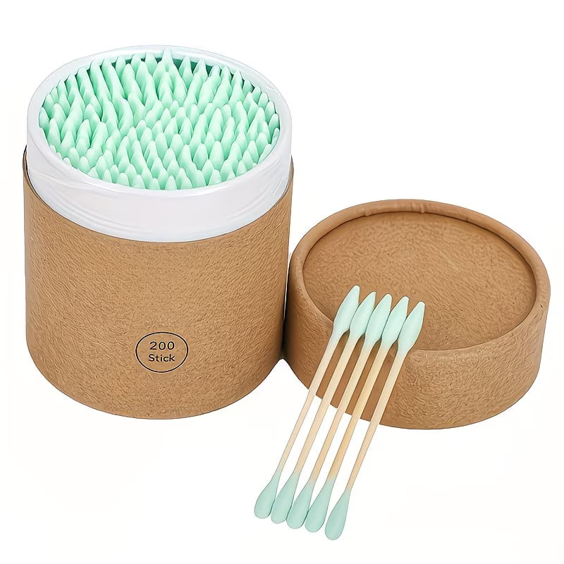 DOUBLE-HEADED COTTON SWABS – 200 PCS/BOX