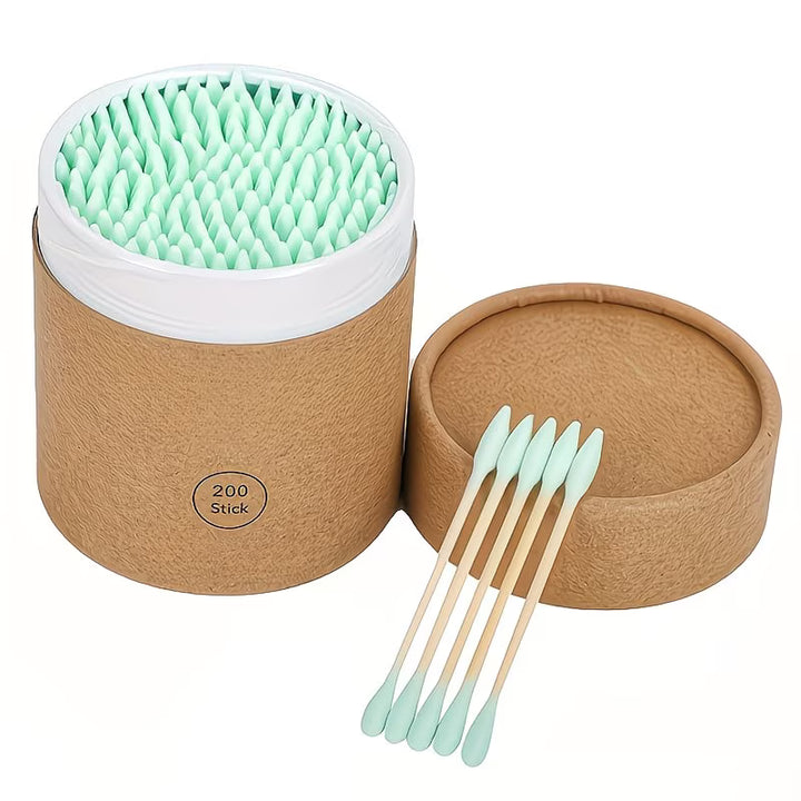 DOUBLE-HEADED COTTON SWABS – 200 PCS/BOX