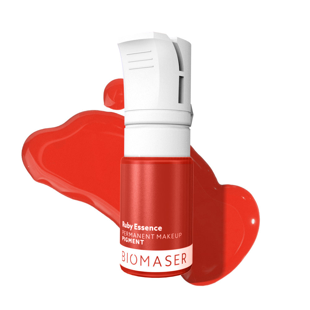 Pigment Biomaser Buze Ruby Essence (Inner Red) – flacon pigment Biomaser