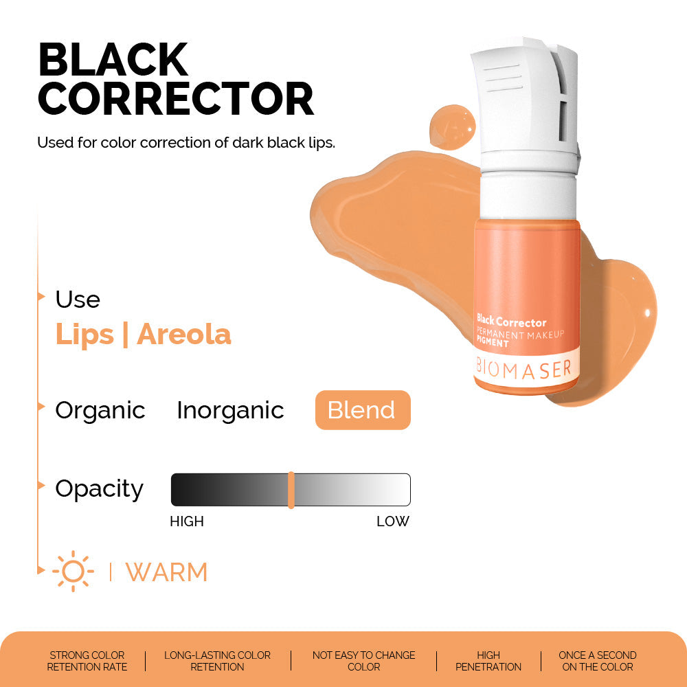 Pigment Biomaser Buze Black Corrector (Corrector 041) – imagine 2