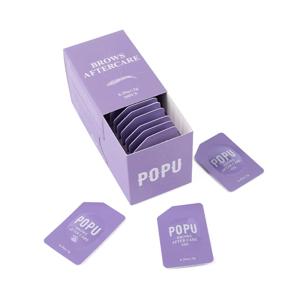 Brow Aftercare Healing Gel – Aftercare PMU Brows Set 10