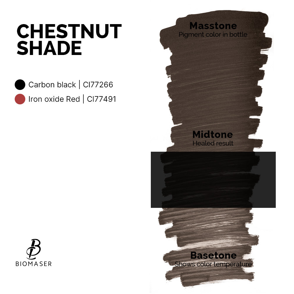 Pigment Biomaser Sprancene Chestnut Shade – imagine 3