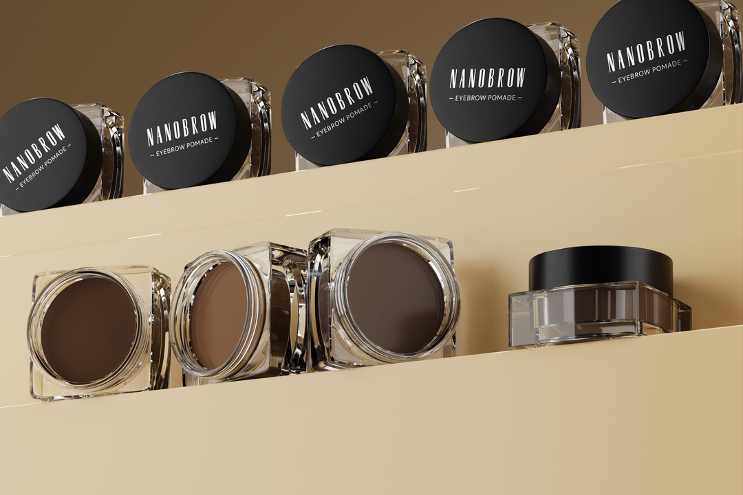 WATERPROOF EYEBROW POMADES WITH CREAM-GEL TEXTURE