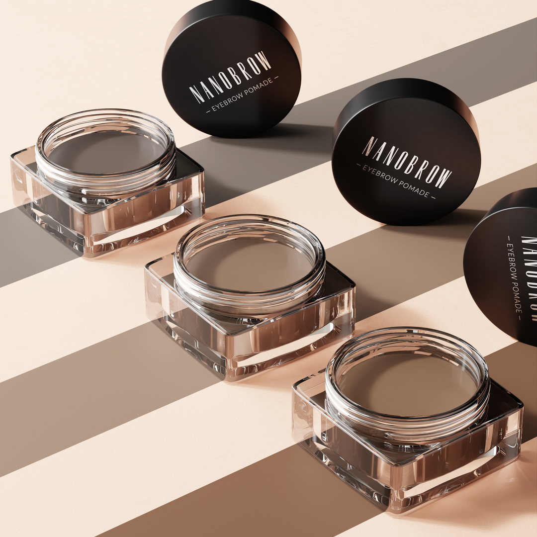 WATERPROOF EYEBROW POMADES WITH CREAM-GEL TEXTURE