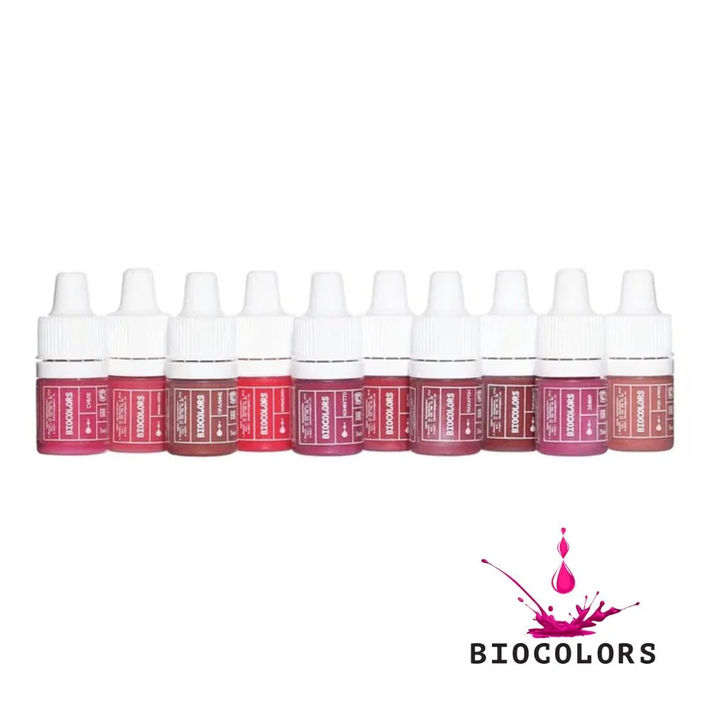 BIOCOLORS LIP PIGMENT SET 10 PCS X 3ML