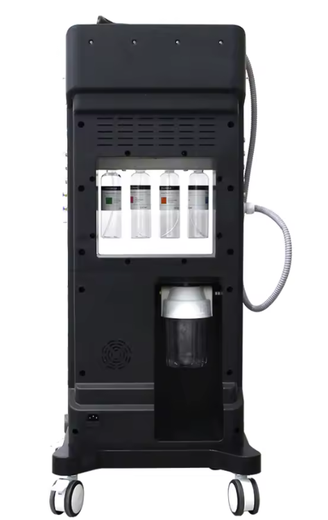 10-in-1 Hydro Dermabrasion Device (Hydra Facial) – Deep cleansing, exfoliation, oxygenation, lifting & serum infusion – with multiple handles