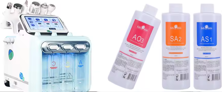 Hydra Facial Aqua Peel Solutions – AS1 SA2 AO3, 3x400 ml