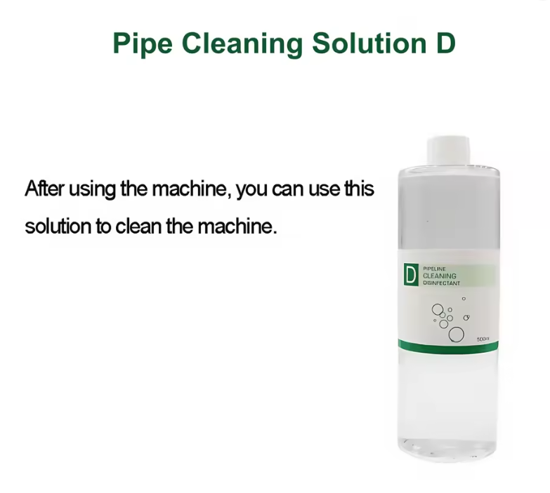Solution D for Hydro Dermabrasion / Hydra Facial Machine Tubing Cleaning – 500 ml