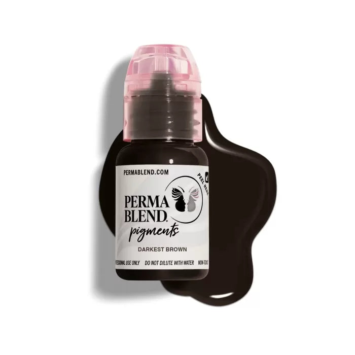 PERMA BLEND Pigment Eyebrows DARKEST BROWN