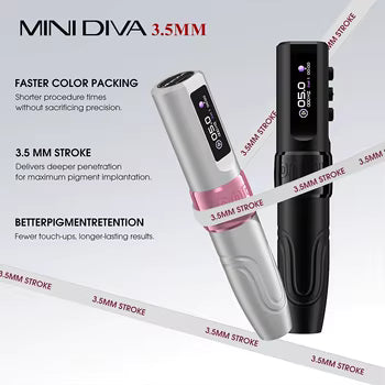 APARAT MICROPIGMENTARE POPU MINI DIVA 3.5 WIRELESS