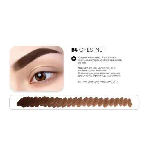 PEINTO Eyebrow Pigment B4 CHESTNUT