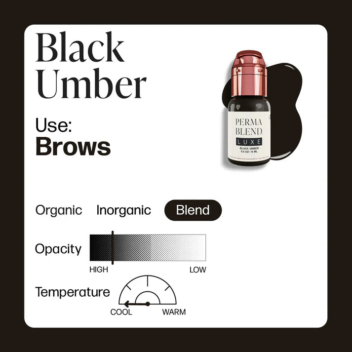 PERMA BLEND EYEBROW PIGMENT BLACK UMBER