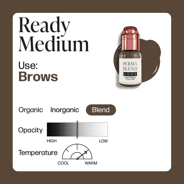 PIGMENT PERMA BLEND EYEBROW READY MEDIUM