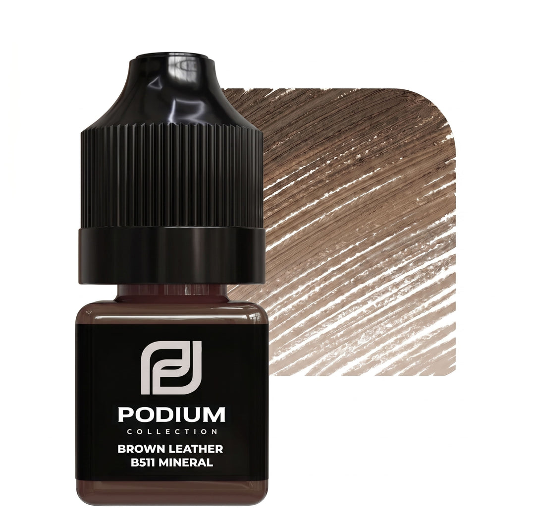 PODIUM Pigment Eyebrows B511 BROWN LEATHER