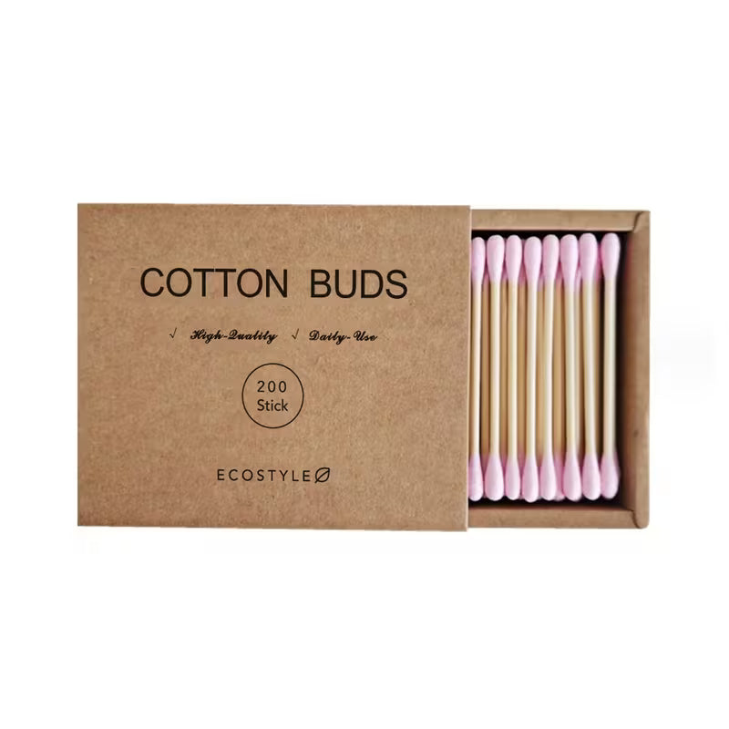 DOUBLE-HEADED COTTON SWABS – 200 PCS/BOX