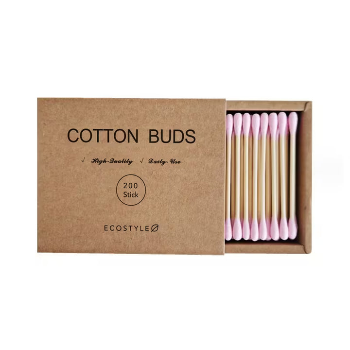 DOUBLE-HEADED COTTON SWABS – 200 PCS/BOX