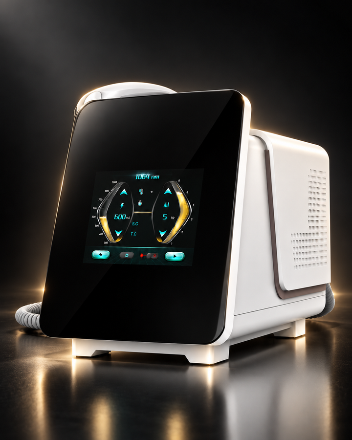 Laser Nd:YAG QL III - imagine premium fundal închis