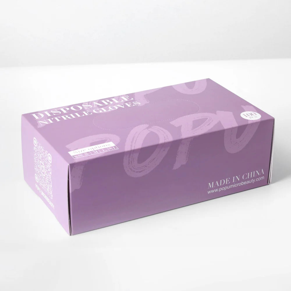 Popu disposable nitrile gloves for micropigmentation – 100 pcs