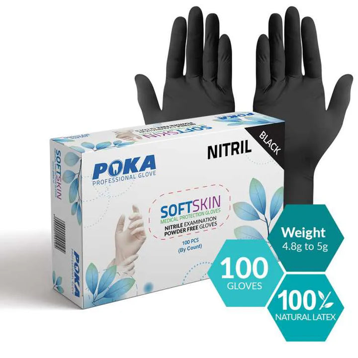 POKA POWDER-FREE NITRILE GLOVES