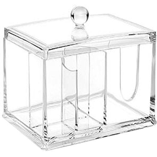 Organizer for cleansing pads, Transparent