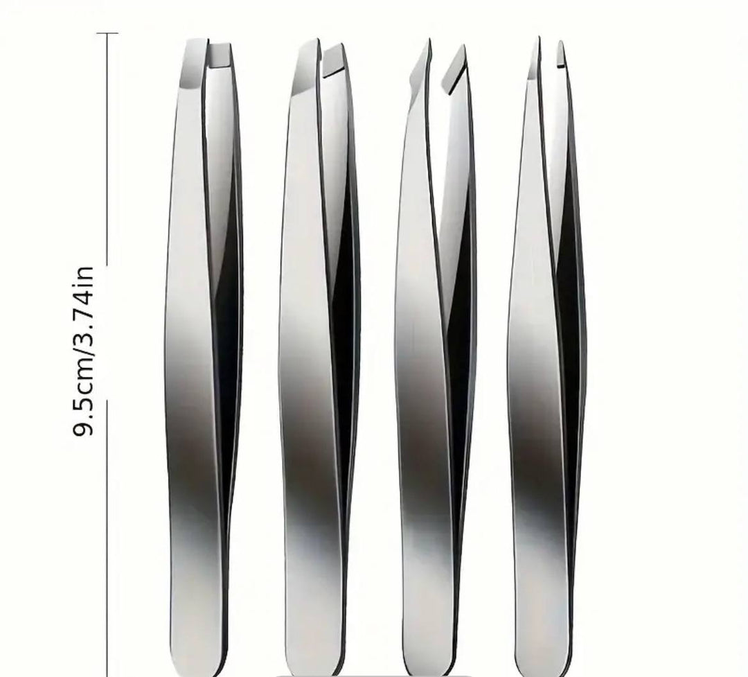 TWEEZERS, SET OF 4
