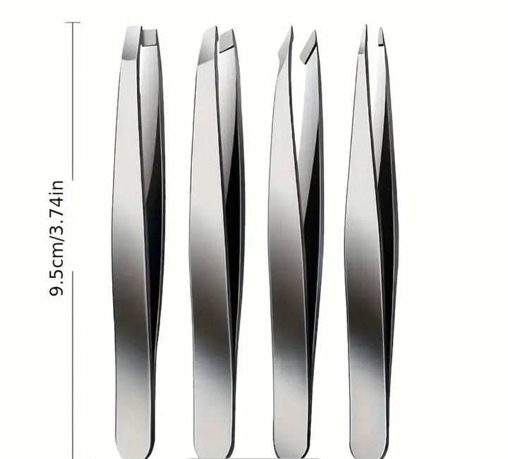 TWEEZERS, SET OF 4