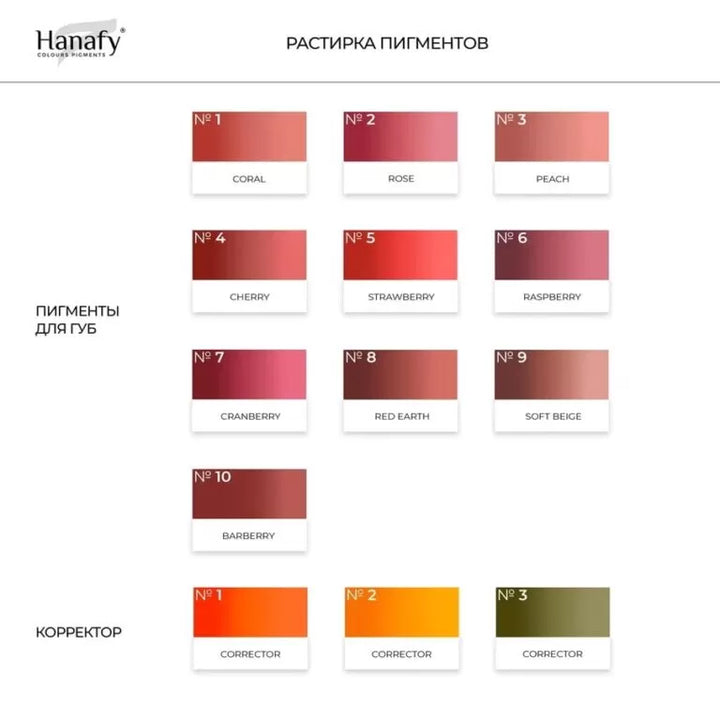 HANAFY LIPS PIGMENT NO.4 CHERRY