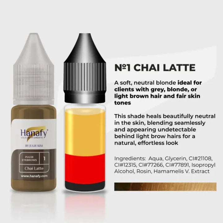 HANAFY EYEBROW PIGMENT NO.1 CHAI LATTE
