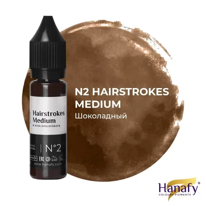 HANAFY SRPANCENE PIGMENT NO. 2 HAIRSTROKES MEDIUM