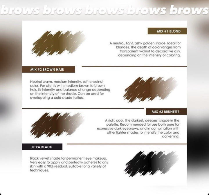 NUDE BLUSH EYEBROW PIGMENT #1 