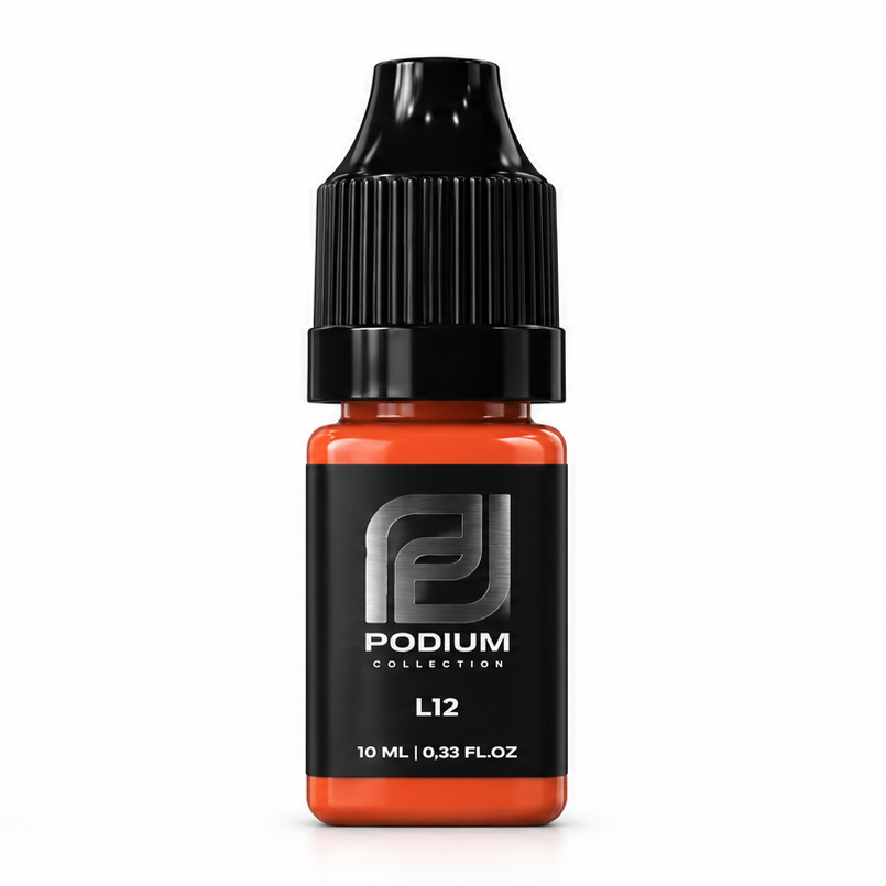 Pigment PODIUM L12 pentru buze, 6 ml și 10 ml – neutralizator PMU