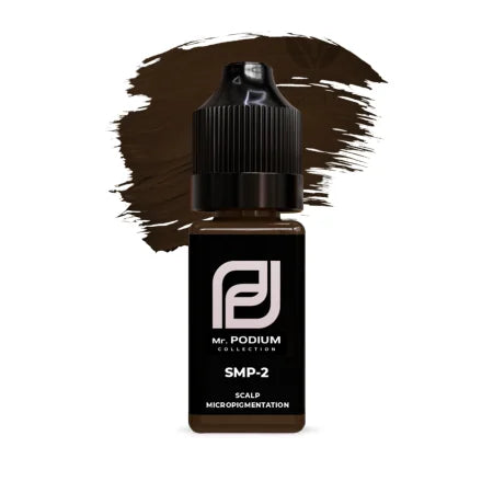 Pigment PODIUM SMP #2 Brown 10 ml pentru scalp micropigmentation
