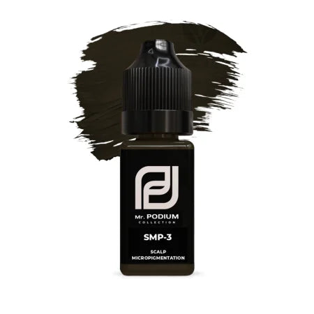 Pigment PODIUM SMP #3 Brown Mineral 10 ml pentru scalp micropigmentation
