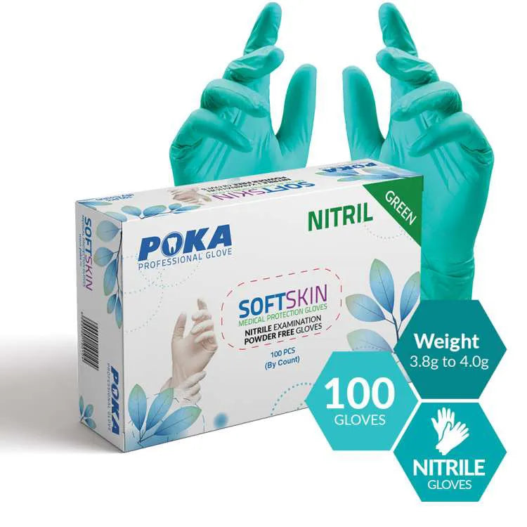 POKA POWDER-FREE NITRILE GLOVES