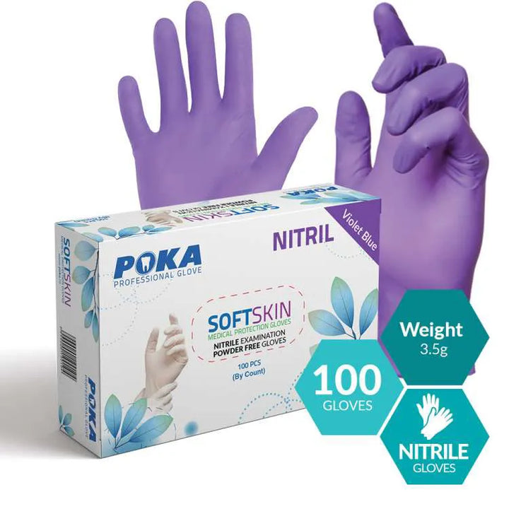 POKA POWDER-FREE NITRILE GLOVES