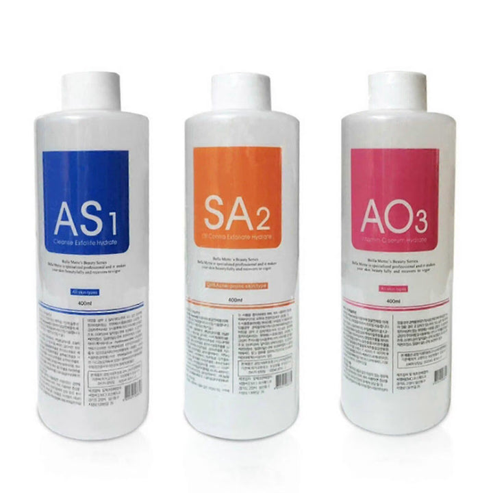 Hydra Facial Aqua Peel Solutions – AS1 SA2 AO3, 3x400 ml