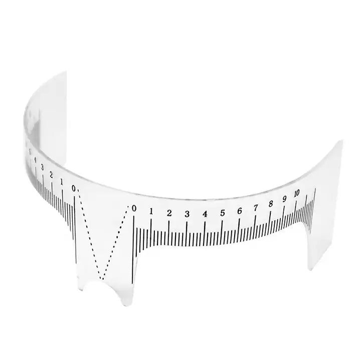 PLASTIC EYEBROW RULER