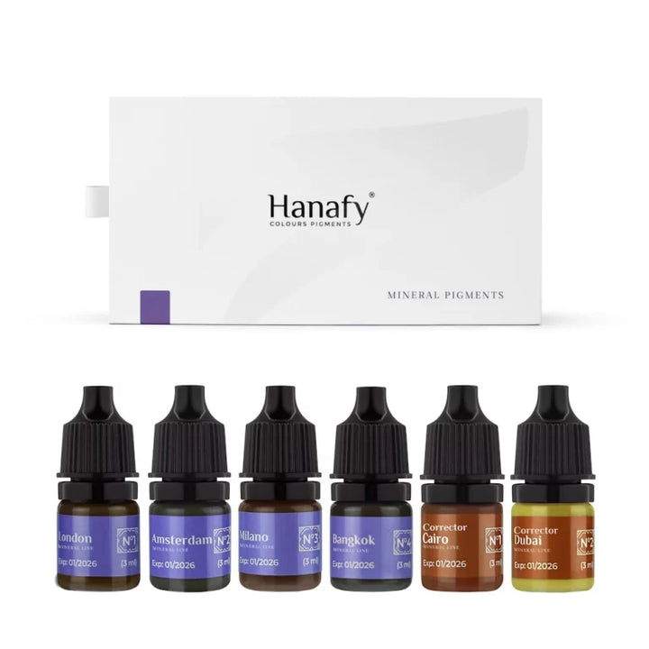 EYEBROW PIGMENTS SET + HANAFY CORRECTOR
